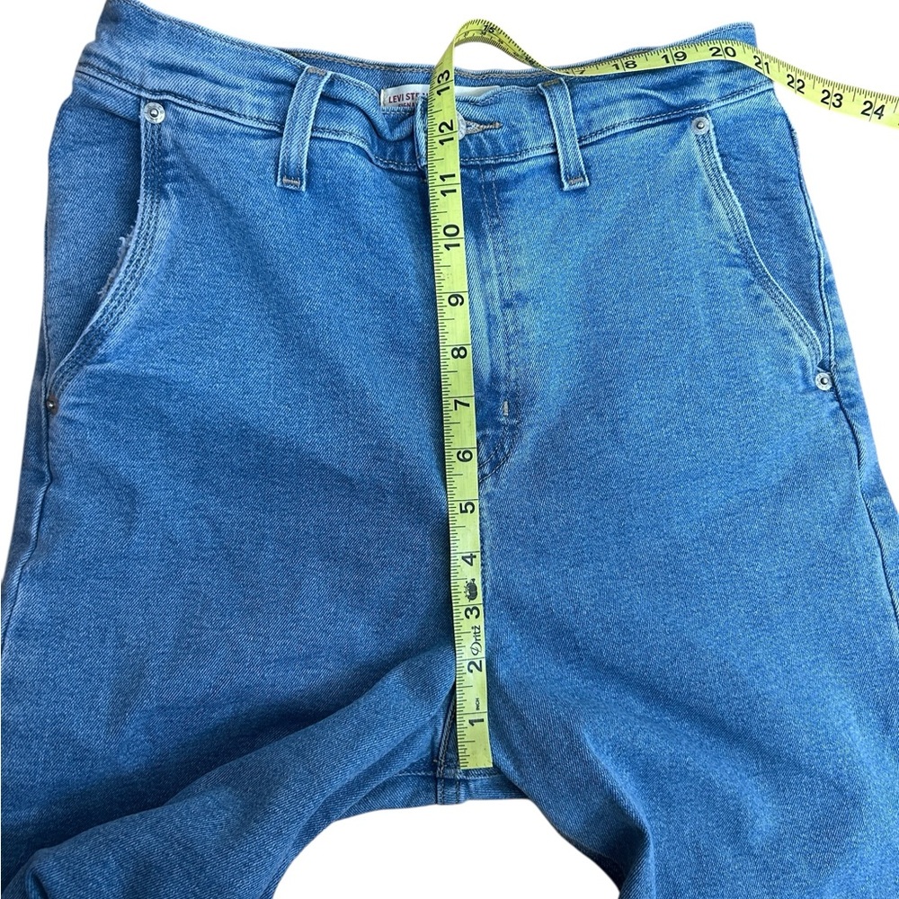 Levi Strauss Signature Heritage High Rise Loose Straight Denim Jeans size 4 - Picture 7 of 9